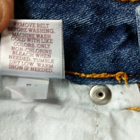 SO Womens Straight Leg Jeans Size 3 Medium Wash - Picture 7 of 8